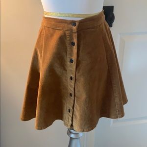 Brandy Melville suede skirt